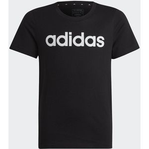 T-shirt met korte mouwen ADIDAS SPORTSWEAR. Katoen materiaal. Maten 7/8 jaar - 120/126 cm. Zwart kleur