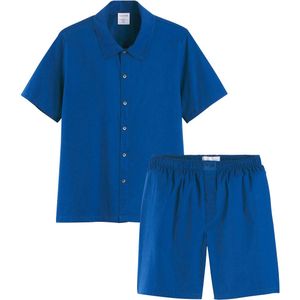 Pyjamashort CALVIN KLEIN UNDERWEAR. Katoen materiaal. Maten S. Blauw kleur