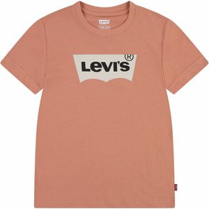 T-shirt LEVI'S KIDS. Katoen materiaal. Maten 8 jaar - 126 cm. Oranje kleur