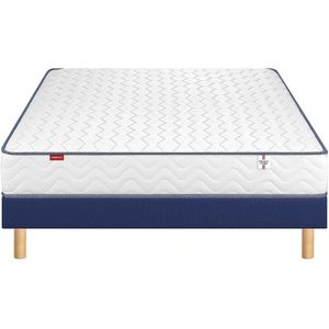 Ensemble matras en bedbodem kit Keep Smiling MERINOS. Multiplex materiaal. Maten 90 x 190 cm. Wit kleur