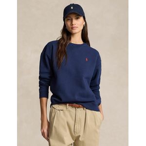 Sweater met ronde hals en lange mouwen POLO RALPH LAUREN. Katoen materiaal. Maten L. Blauw kleur
