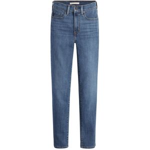 Jeans 724 High Rise Straight LEVI'S. Denim materiaal. Maten Maat 26 (US) - Lengte 30. Blauw kleur