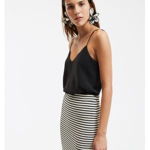 LA REDOUTE COLLECTIONS - Tanktop - Zwart - Polyester