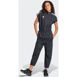 Jumpsuit met korte mouwen Tiro Woven Loose ADIDAS SPORTSWEAR. Katoen materiaal. Maten M. Zwart kleur