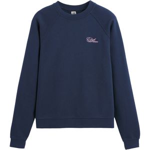 Sweater met ronde hals LA REDOUTE COLLECTIONS. Katoen materiaal. Maten S. Blauw kleur