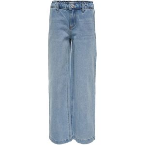 Wijde jeans KIDS ONLY. Katoen materiaal. Maten 11 jaar - 144 cm. Blauw kleur
