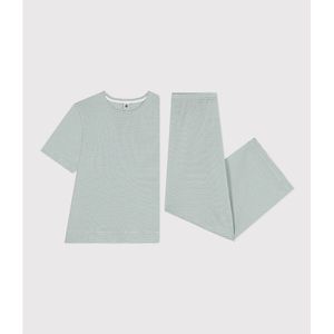 Pyjama met korte mouwen PETIT BATEAU. Katoen materiaal. Maten L. Groen kleur