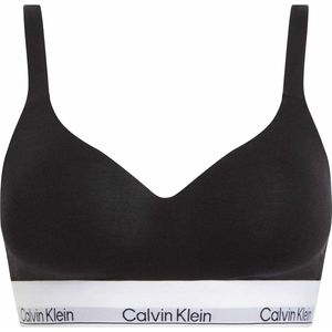 Bustier Modern Cotton CALVIN KLEIN UNDERWEAR. Bio katoen materiaal. Maten M. Zwart kleur