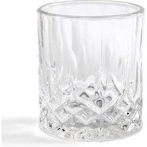 Set van 4 whiskyglazen in bewerkt glas, Ekos LA REDOUTE INTERIEURS. Glas materiaal. Maten één maat. Andere kleur