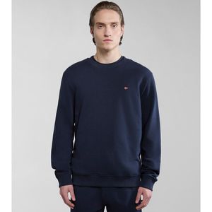 Sweater met ronde hals Balis NAPAPIJRI. Katoen materiaal. Maten XXL. Blauw kleur