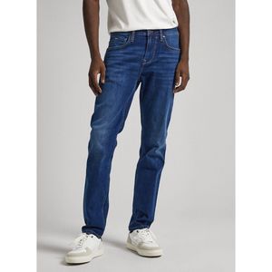 Slim jeans PEPE JEANS. Katoen materiaal. Maten Maat 33 (US) - Lengte 34. Blauw kleur