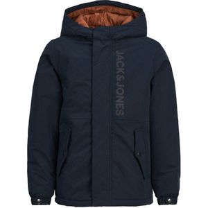 Korte parka met kap JACK & JONES JUNIOR. Polyester materiaal. Maten 10 jaar - 138 cm. Blauw kleur