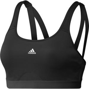 Sport BH adidas Performance. Polyester materiaal. Maten S. Zwart kleur