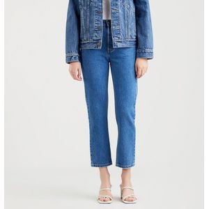 Jeans 501® Crop LEVI'S. Denim materiaal. Maten Maat 24 (US) - Lengte 28. Blauw kleur