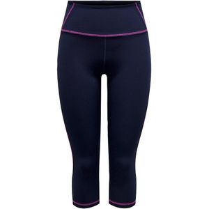 3/4 sportlegging Rya Jos 2, hoge taille ONLY PLAY. Polyester materiaal. Maten XS. Blauw kleur