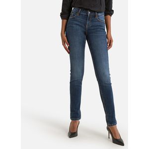 Slim jeans, medium taille ESPRIT. Katoen materiaal. Maten Maat 32 (US) - Lengte 32. Blauw kleur