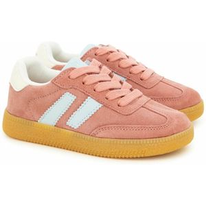 Yuzu Lace leren sneakers SHOO POM. Leer materiaal. Maten 32. Roze kleur