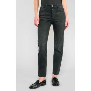 7/8 mom jeans 400/17 LE TEMPS DES CERISES. Denim materiaal. Maten 26 US - 34 EU. Zwart kleur