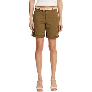 Chino short ESPRIT. Katoen materiaal. Maten 42 FR - 40 EU. Groen kleur