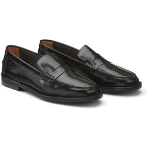 Leren loafers, Signature PHILIPPINE LA REDOUTE COLLECTIONS. Leer materiaal. Maten 37. Zwart kleur