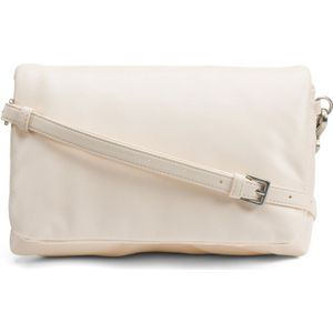 Handtas met schouderriem ESPRIT. Polyester materiaal. Maten één maat. Beige kleur