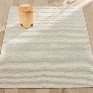 Handgeweven wollen tapijt, Illmare AM.PM. Katoen materiaal. Maten 160 x 230 cm. Wit kleur