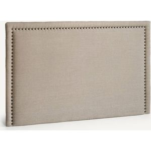 Hoofdbord in linnen, H115 cm, Yliana AM.PM. Linnen materiaal. Maten 200 cm. Beige kleur