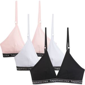 Set van 3 triangel-BH's LA REDOUTE COLLECTIONS. Katoen materiaal. Maten 18 jaar - 168 cm. Wit kleur