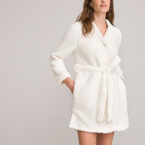 Homewear vest, in fleecetricot LA REDOUTE COLLECTIONS. Fleece tricot materiaal. Maten 46/48 FR - 44/46 EU. Wit kleur