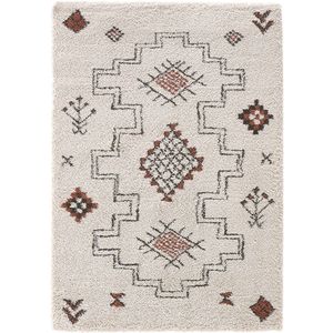 Tapijt in berber stijl Nala LA REDOUTE INTERIEURS. Polypropyleen materiaal. Maten 200 x 290 cm. Multicolor kleur
