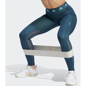 Legging voor training TechFit adidas Performance. Polyester materiaal. Maten L. Blauw kleur