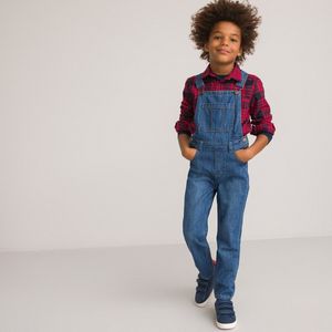 Salopette in jeans LA REDOUTE COLLECTIONS. Katoen materiaal. Maten 8 jaar - 126 cm. Blauw kleur