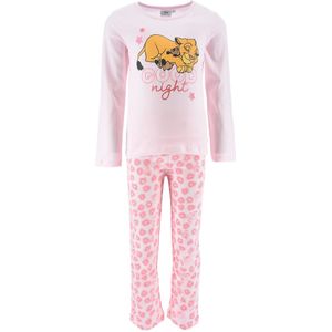 Pyjama The Lion King LE ROI LION. Katoen materiaal. Maten 3 jaar - 94 cm. Roze kleur