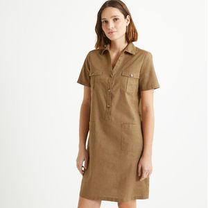 Linnen jurk sandwich new arrivals