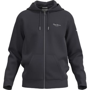 Zip-up hoodie PEPE JEANS. Katoen materiaal. Maten S. Grijs kleur