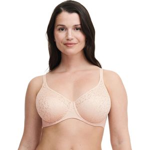 Omsluitende naadloze BH Norah CHANTELLE. Kant materiaal. Maten 105C FR - 90C EU. Beige kleur