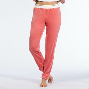 Broek homewear Comfy MELISSA BROWN. Polyester materiaal. Maten M. Roze kleur