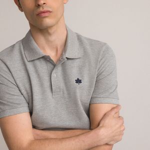 Polo Signature, korte mouwen LA REDOUTE COLLECTIONS. Bio katoen materiaal. Maten M. Grijs kleur