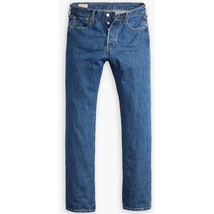 Rechte jeans 501® LEVI'S. Katoen materiaal. Maten Maat 33 (US) - Lengte 32. Blauw kleur