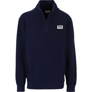 Sweater met opstaande kraag met rits FILA. Katoen materiaal. Maten 9/10 jaar - 132/138 cm. Blauw kleur