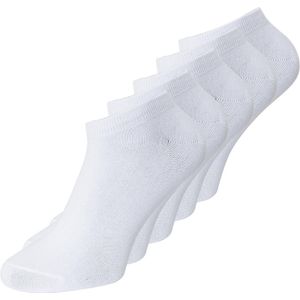 Effen sokken, set van 5 paar JACK & JONES. Katoen materiaal. Maten 40/45. Wit kleur
