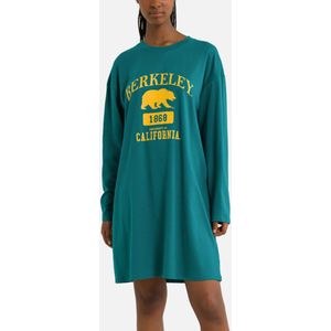 Nachthemd met lange mouwen Berkeley BERKELEY. Katoen materiaal. Maten XL. Groen kleur