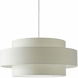 Hanglamp in linnen Souko AM.PM. Linnen materiaal. Maten diameter 60 cm. Wit kleur