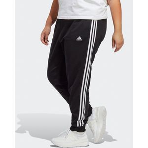 Joggingbroek Essentials 3 Stripes ADIDAS SPORTSWEAR. Katoen materiaal. Maten 48/50 (FR) - 46/48 (EU). Zwart kleur