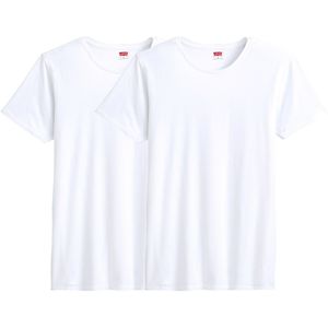 Set van 2 T-shirts met ronde hals LEVI'S. Katoen materiaal. Maten XXL. Wit kleur