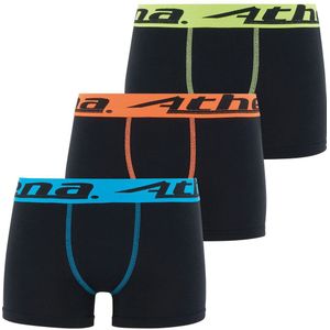 Set van 3 boxershorts ATHENA. Katoen materiaal. Maten 14 jaar - 162 cm. Zwart kleur