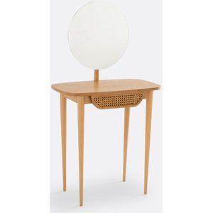 La Redoute Interieurs - Kaptafel - Eikenhout - MDF met Eikenfineer - Rotan Riet