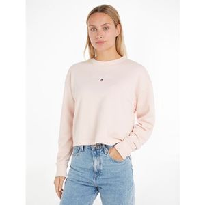 Sweater TOMMY JEANS. Katoen materiaal. Maten XL. Roze kleur