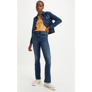 Levi's 725 High Waist Bootcut Jeans Dark Blue Denim