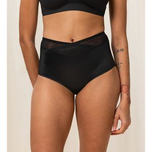 Hoge slip Maxi True Shape Sensation TRIUMPH. Polyamide materiaal. Maten 48 FR - 46 EU. Zwart kleur